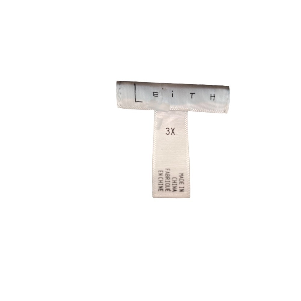 Leith Plus Size Button Front V Neck Top.Sage Gree… - image 3